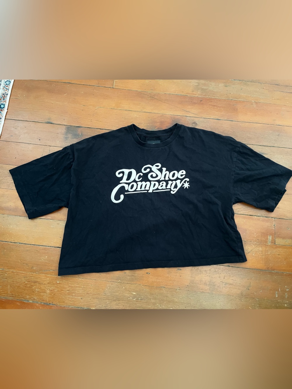 Black DC crop top